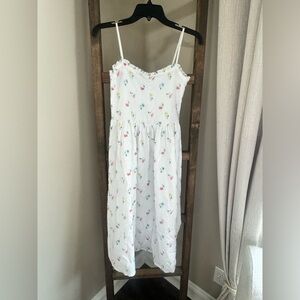 Janie and Jack White Floral Dress